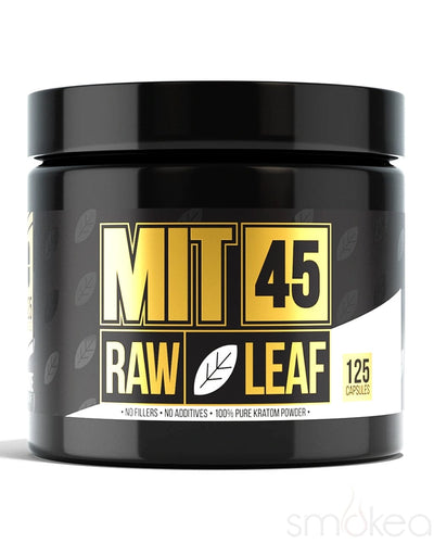 MIT45 White Vein Kratom Capsules 125 Pack