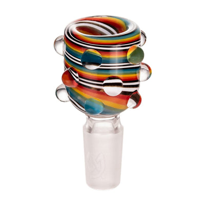 MJ Arsenal 14mm Hobnail Rainbow Flower Bowl