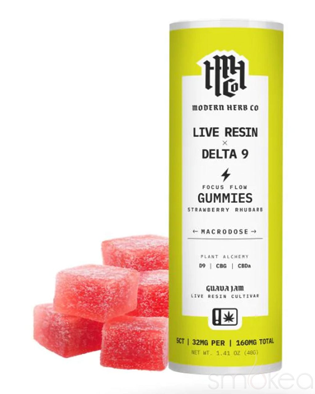 Modern Herb Co Delta 9 Live Resin Gummies - Strawberry Rhubarb 5ct