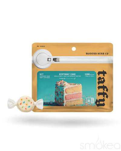 Modern Herb Co Live Resin THC Taffy - Birthday Cake