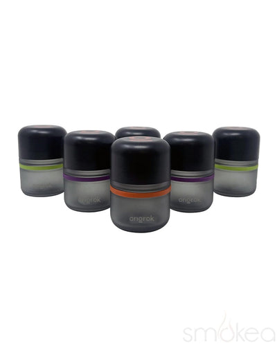 ONGROK 80ml Glass Storage Jars (6-Pack)