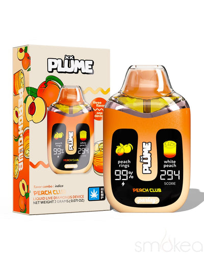 Plume Parlay 2g Liquid Live Diamonds Blend Vape - Peach Club