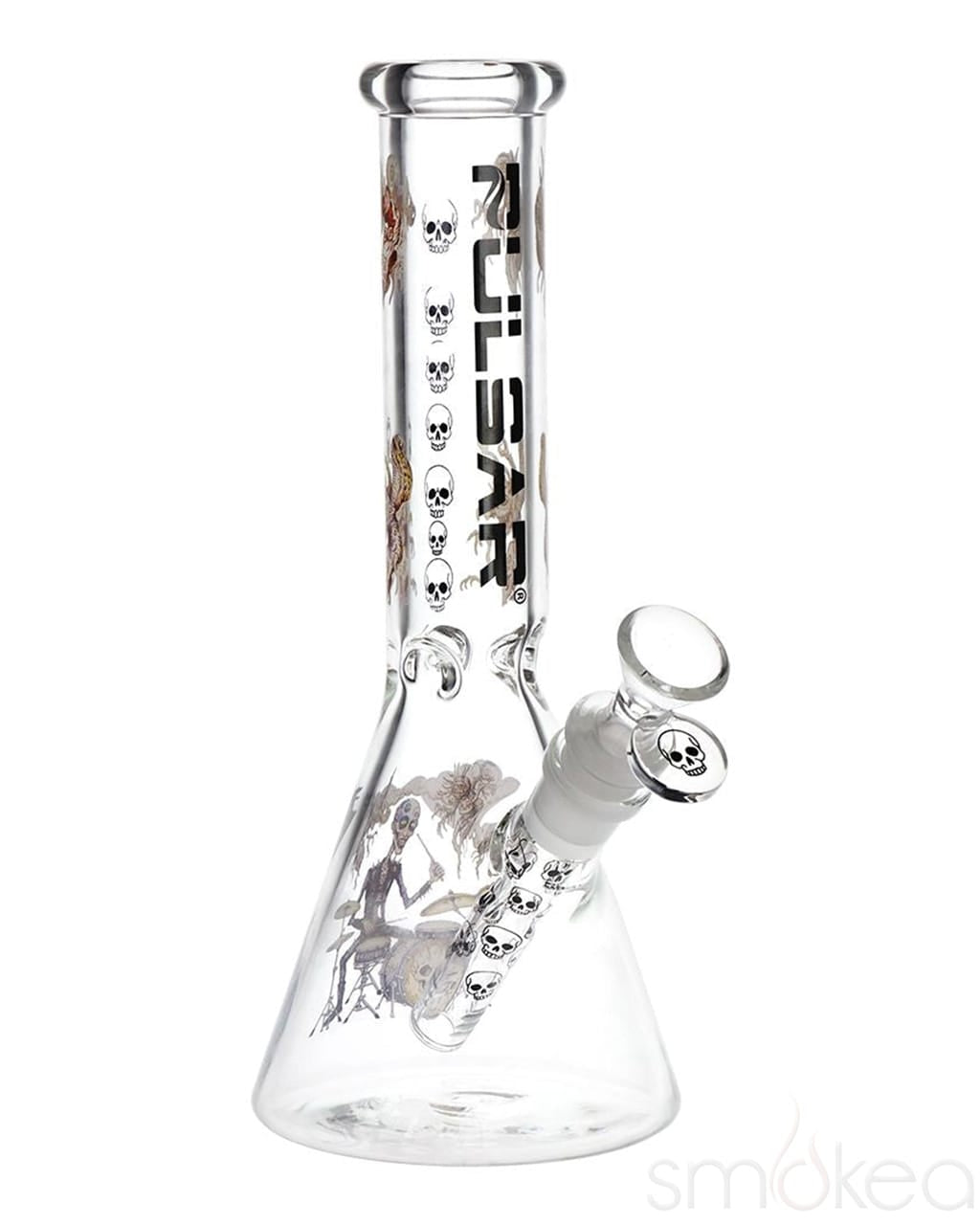 Pulsar Band of Bones Beaker Bong