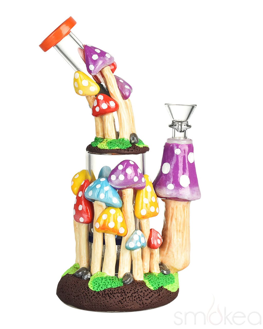 Pulsar Shroom Forest Water Pipe - 9"/14mm F