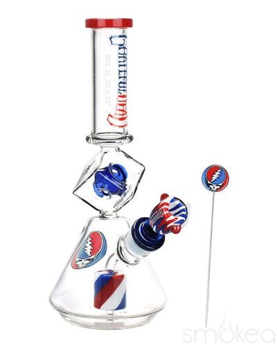 Pulsar x Grateful Dead Inception Cube Beaker Glass Bong