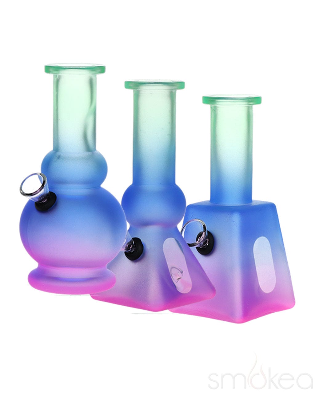 SeshGear Neon Ombre Mini Glass Bong