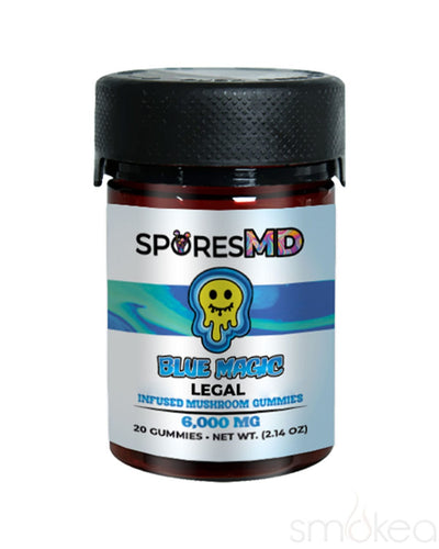 Spores MD Infused Mushroom Gummies - Blue Magic (20-Pack)