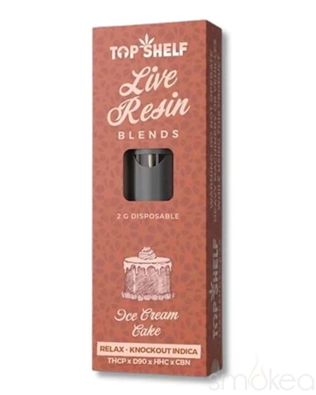 Top Shelf Hemp 2g Live Resin Blend Disposable Vape - Ice Cream Cake