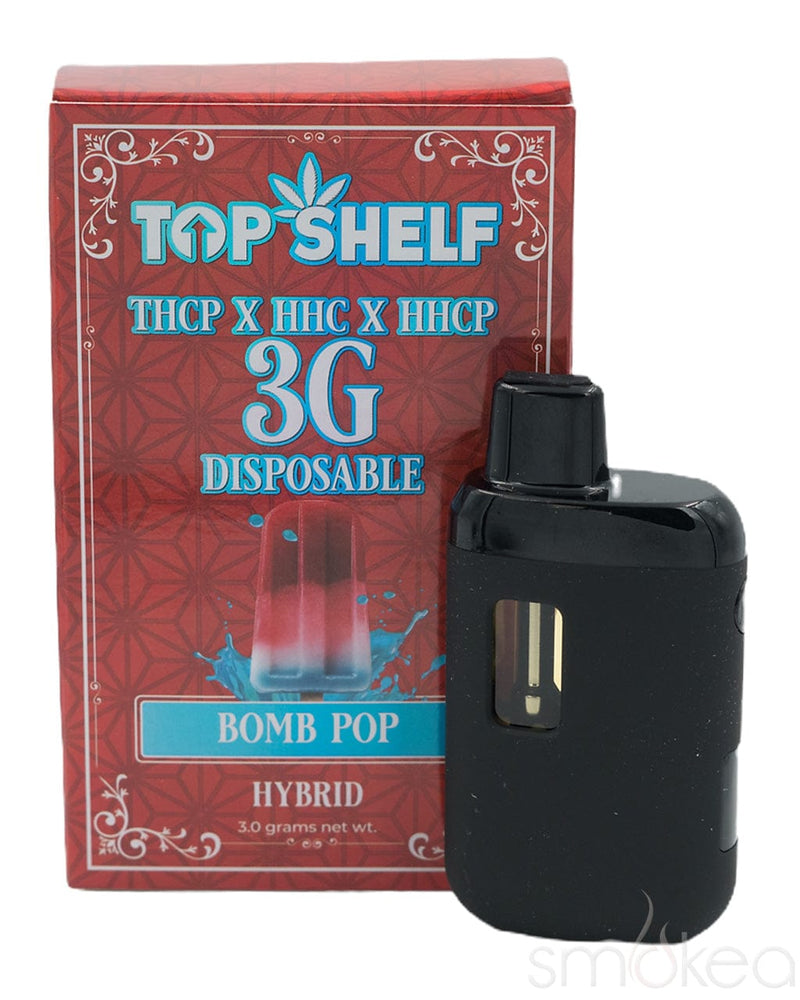 Top Shelf Hemp 3g THCP x HHC Disposable - Bomb Pop Top Shelf Hemp 3g THCP x HHC Disposable - Bomb Pop