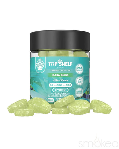 Top Shelf Hemp 750mg Delta 9 Full Spectrum Edibles - Baja Bliss