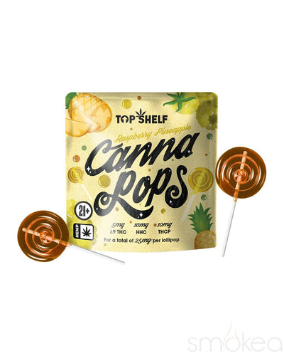 Top Shelf Hemp Canna Pops - Raspberry Pineapple