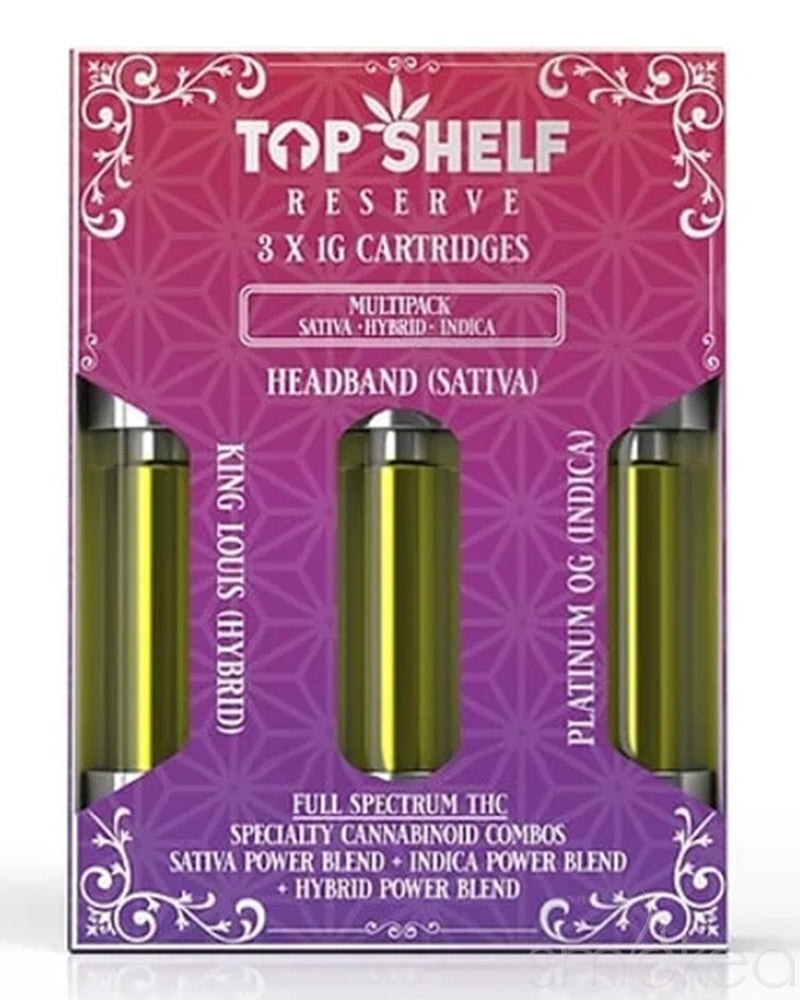 Top Shelf Hemp "Multi-Pack" Blend Vape Cartridges (3-Pack) Top Shelf Hemp "Multi-Pack" Blend Vape Cartridges (3-Pack)