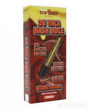 Top Shelf Hemp THCA Hash Hole Pre-Roll - Black Velvet