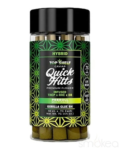 Top Shelf Hemp THCP Quick Hitts Caviar Pre-Rolls - Gorilla Glue #4