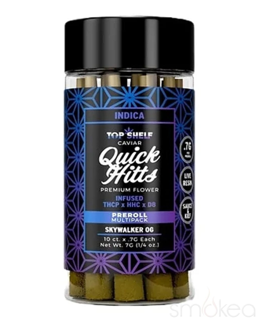 Top Shelf Hemp THCP Quick Hitts Caviar Pre-Rolls - Skywalker OG
