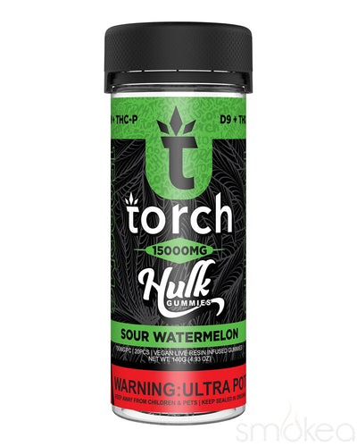 Torch 15000mg Delta 9 + THCP Hulk Gummies - Sour Watermelon