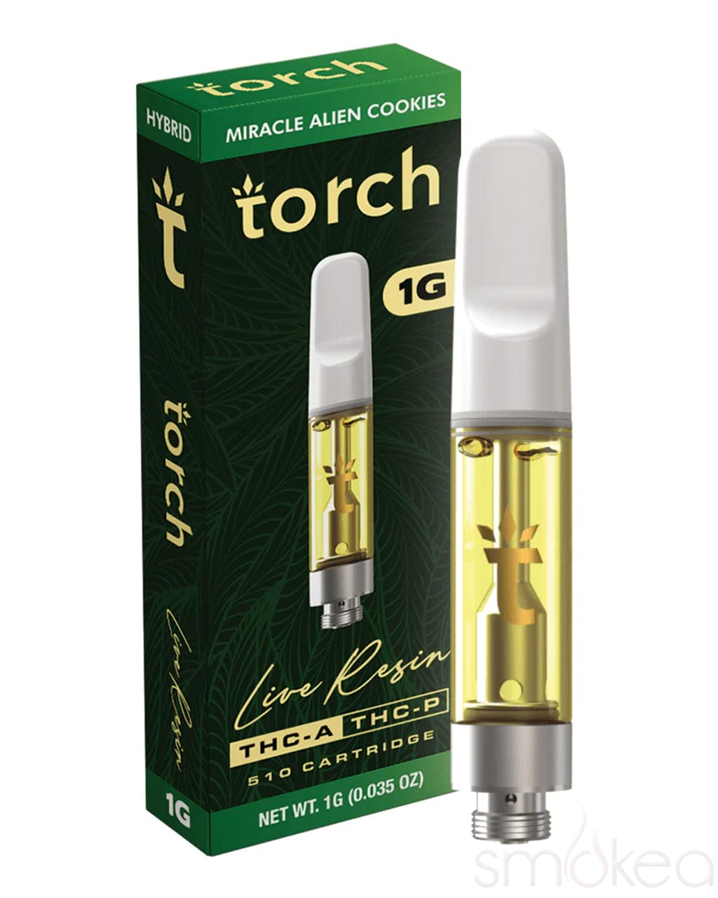Torch 1g THCA Live Resin Blend Cartridge - Miracle Alien Cookies