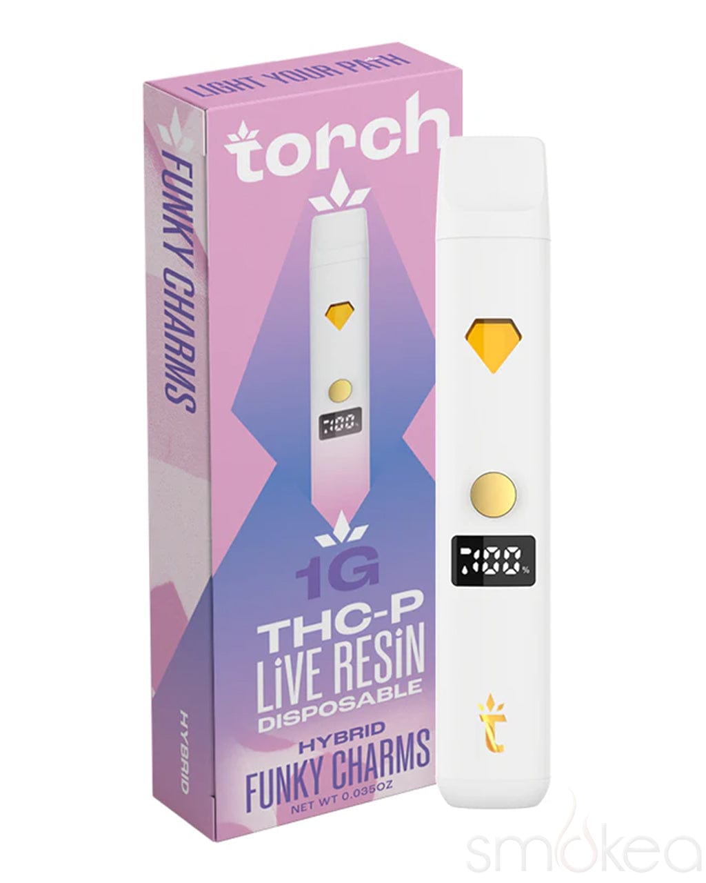 Torch 1g THCP Live Resin Disposable Vape - Funky Charms