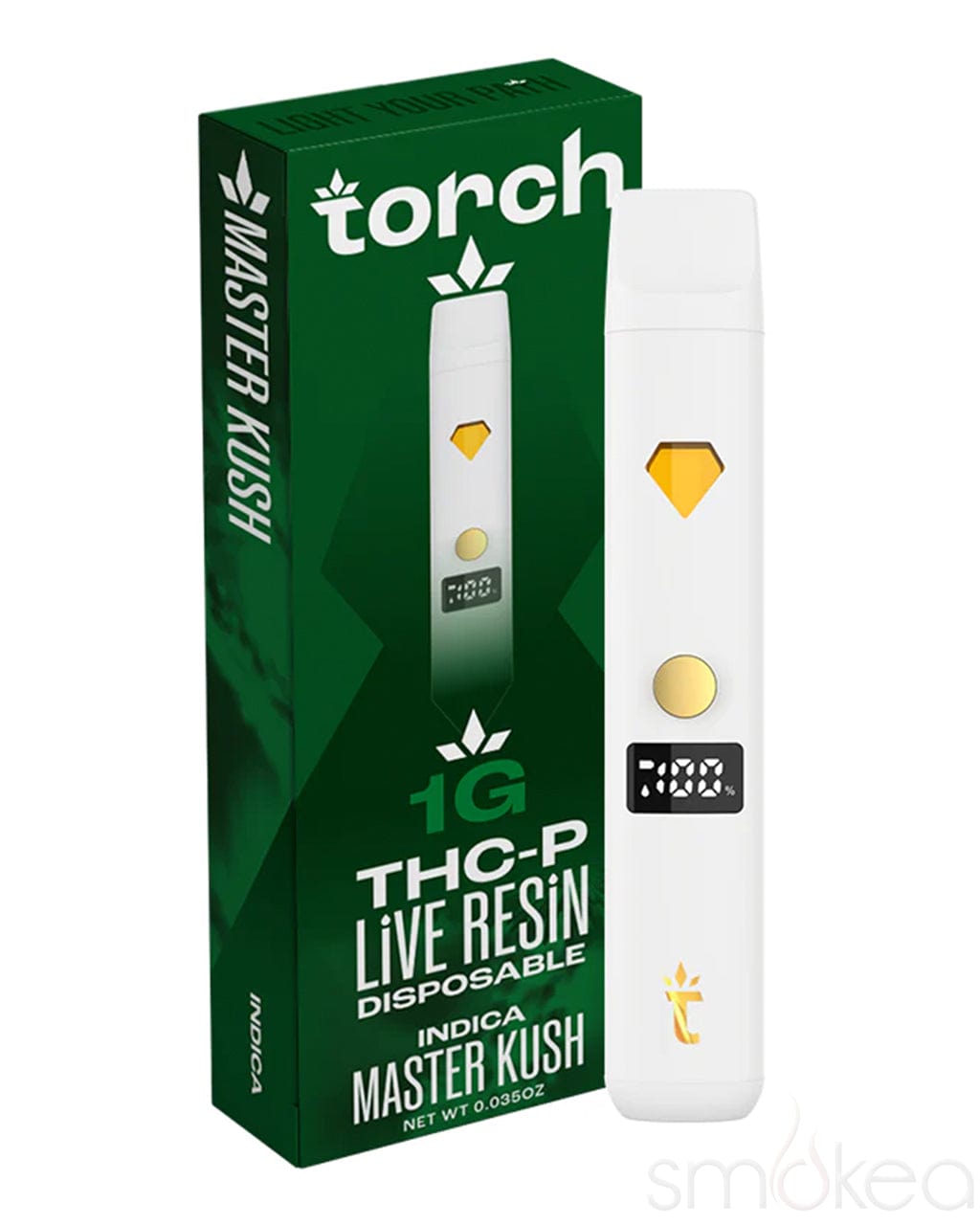 Torch 1g THCP Live Resin Disposable Vape - Master Kush