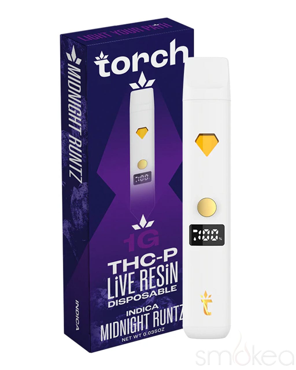 Torch 1g THCP Live Resin Disposable Vape - Midnight Runtz