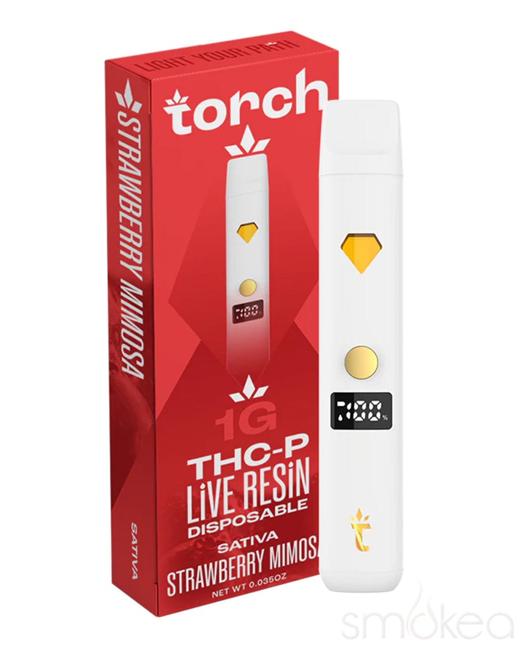 Torch 1g THCP Live Resin Disposable Vape - Strawberry Mimosa