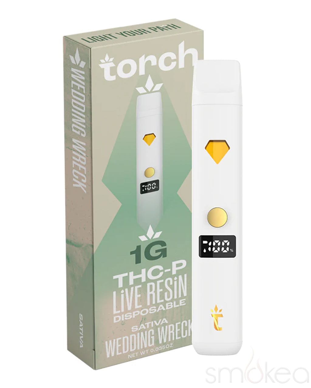 Torch 1g THCP Live Resin Disposable Vape - Wedding Wreck