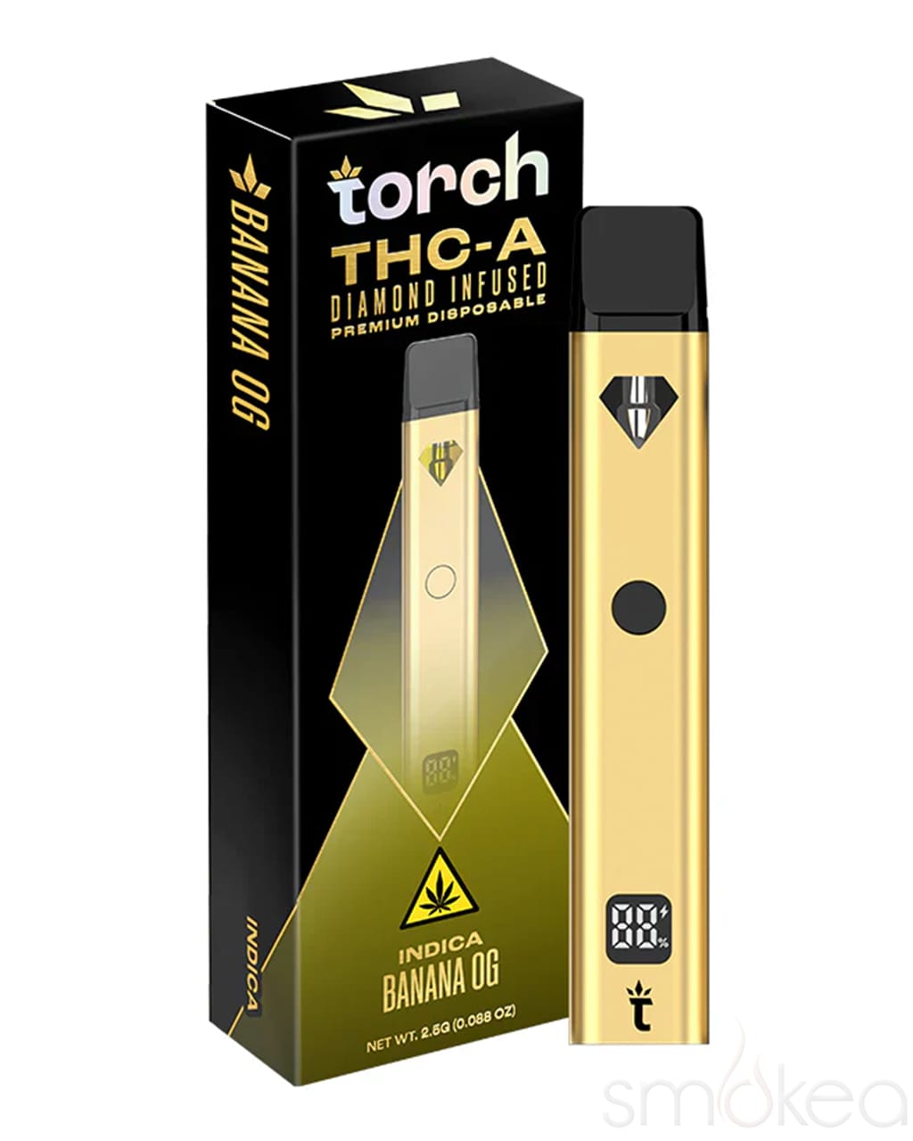 Torch 2.5g THCA Diamond Infused Vape - Banana OG