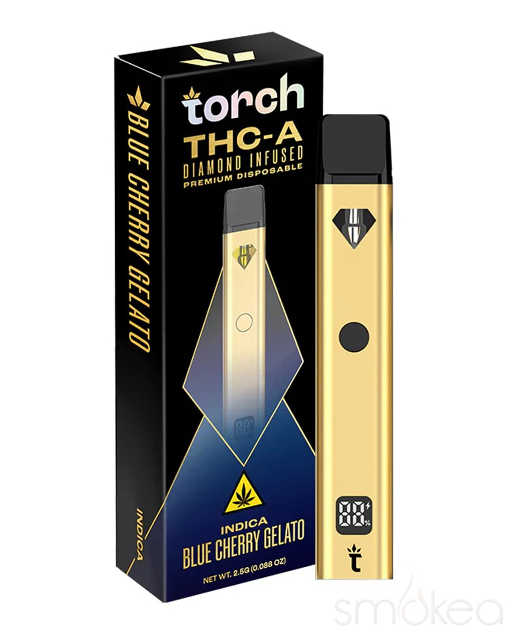 Torch 2.5g THCA Diamond Infused Vape - Blue Cherry Gelato