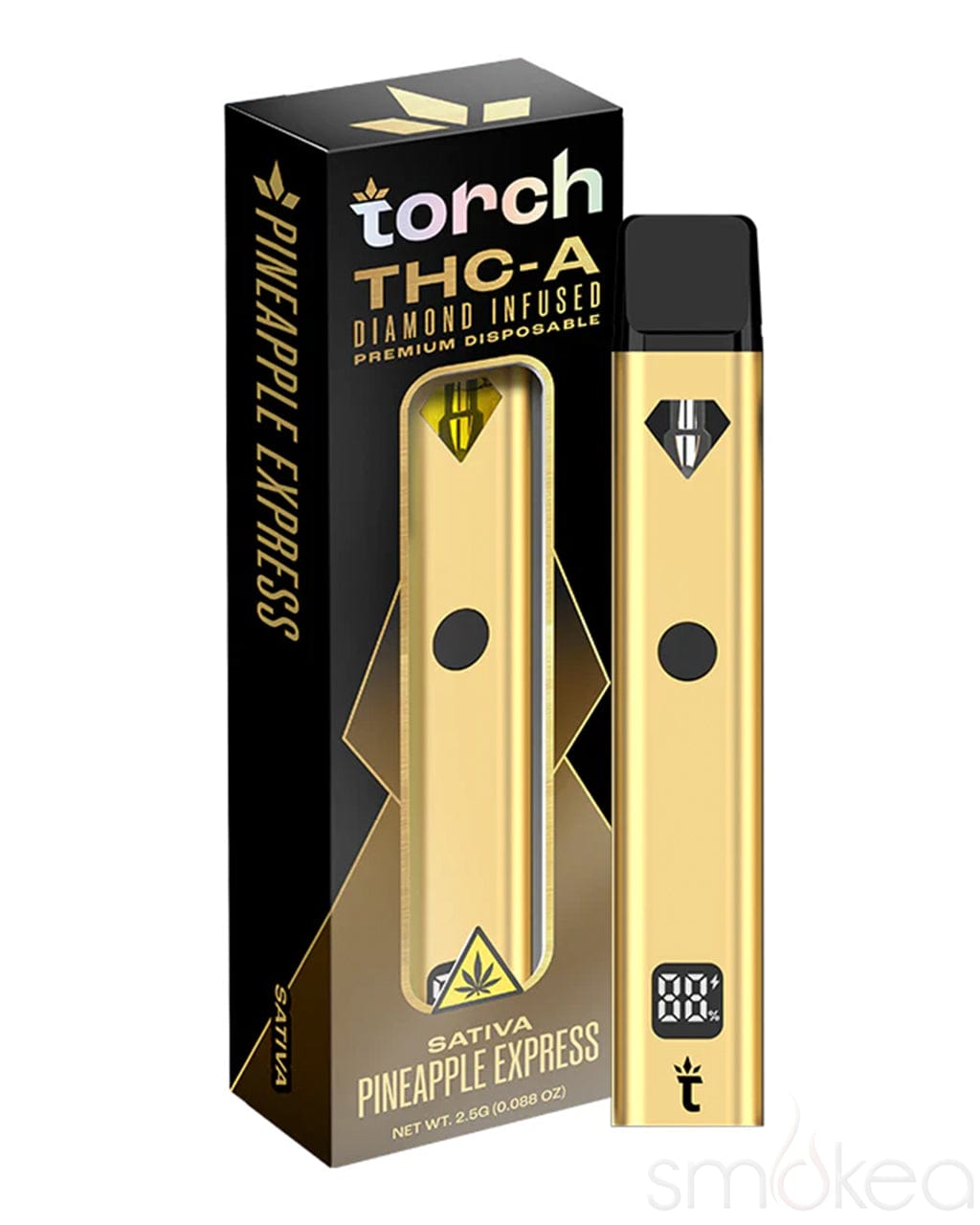 Torch 2.5g THCA T5 Diamond Infused Vape - Pineapple Express
