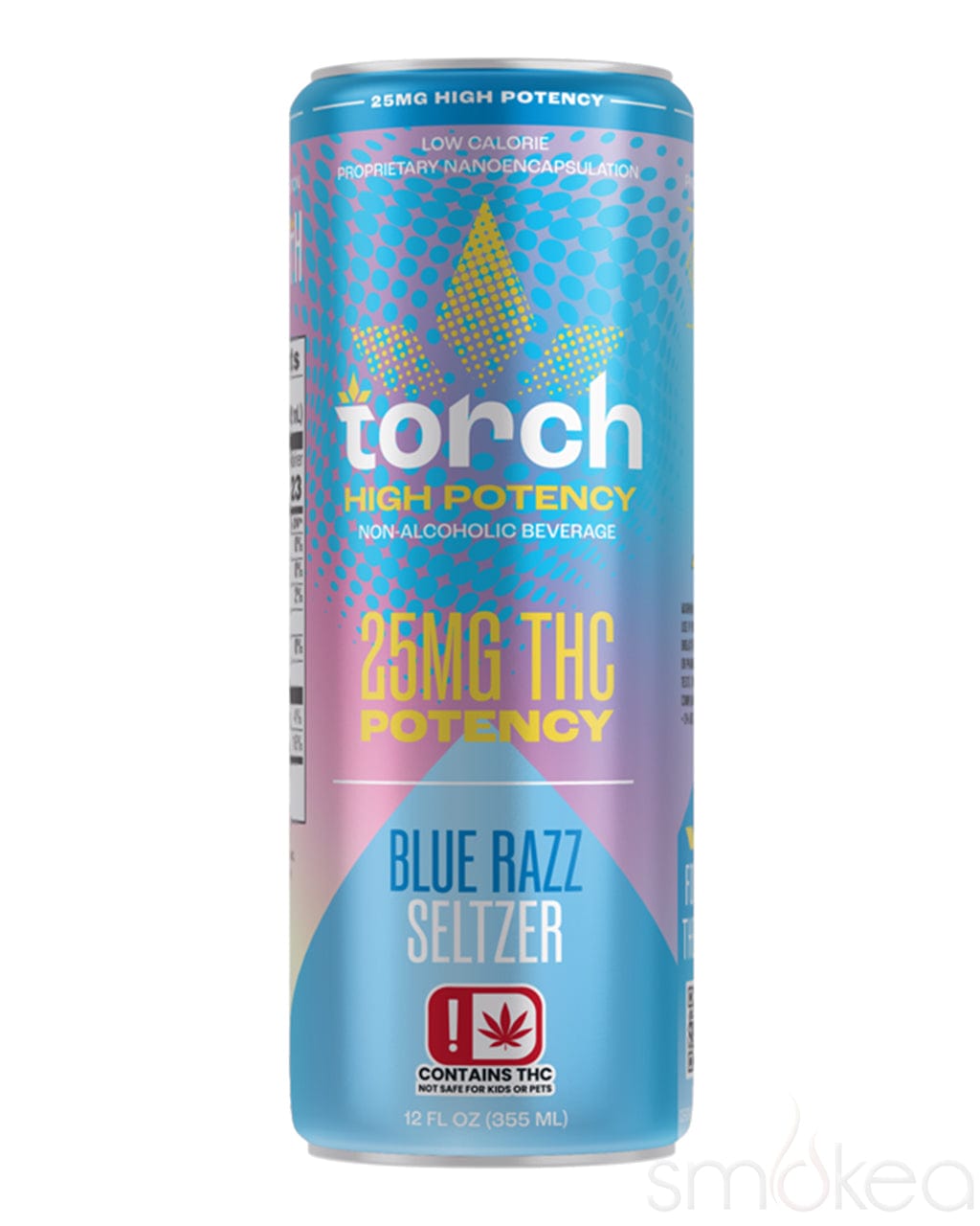 Torch 25mg High Potency THC Seltzer - Blue Razz