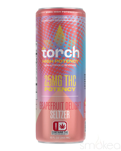 Torch 25mg High Potency THC Seltzer - Grapefruit Delight