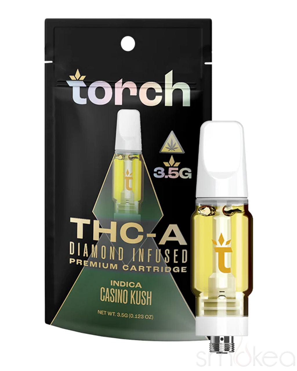 Torch 3.5g THCA T5 Diamond Infused Cartridge - Casino Kush
