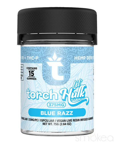 Torch 375mg Lil Hulk Gummies - Blue Razz