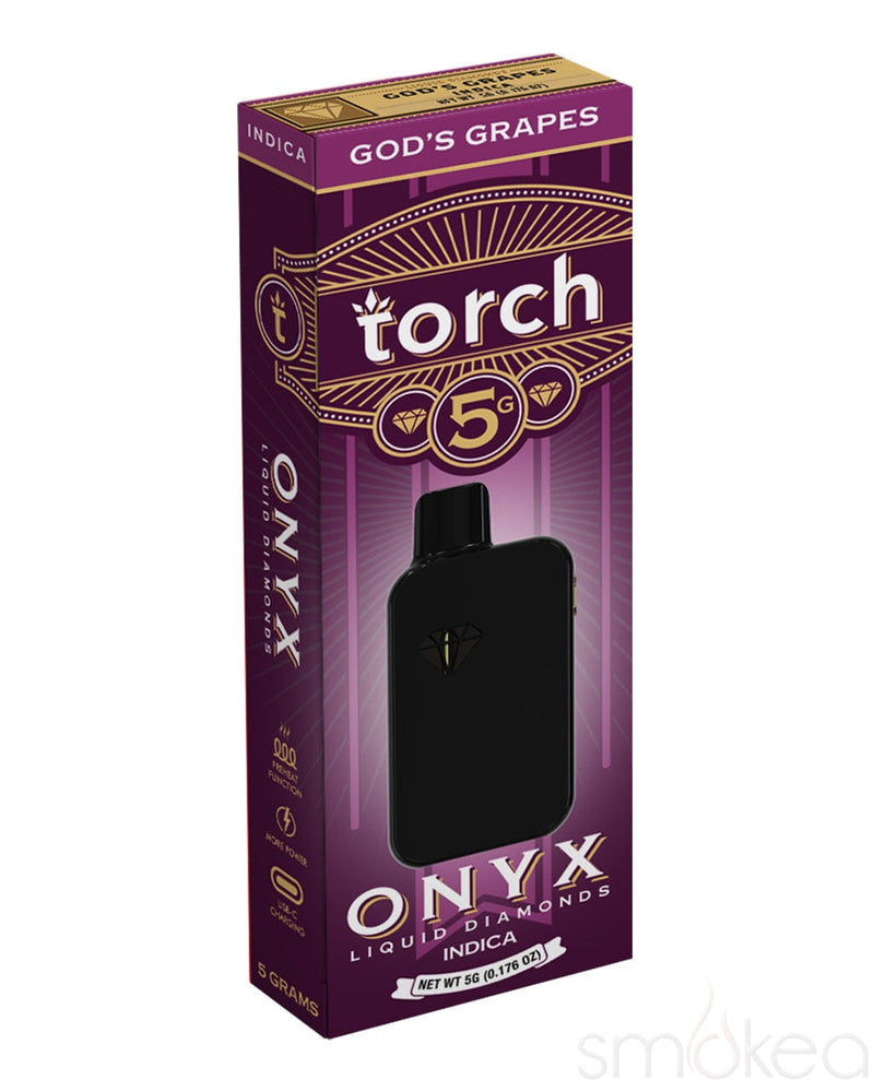 Torch 5g Onyx THCA Liquid Diamonds Vape - God's Grapes Torch 5g Onyx THCA Liquid Diamonds Vape - God's Grapes
