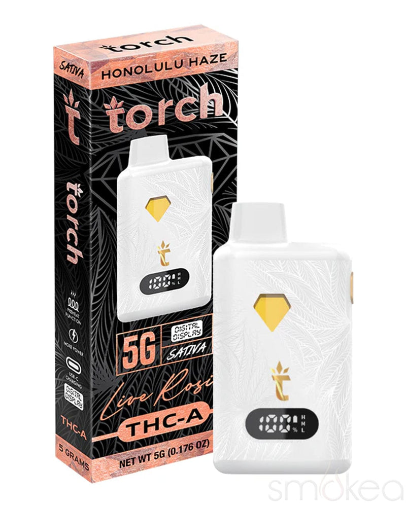 Torch 5g THCA Live Rosin Disposable Vape - Honolulu Haze Torch 5g THCA Live Rosin Disposable Vape - Honolulu Haze