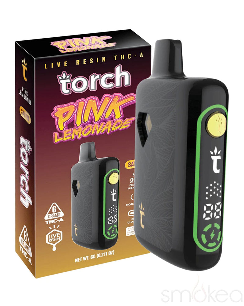 Torch 6g Pulse THCA Live Resin Blend Vape - Pink Lemonade Torch 6g Pulse THCA Live Resin Blend Vape - Pink Lemonade