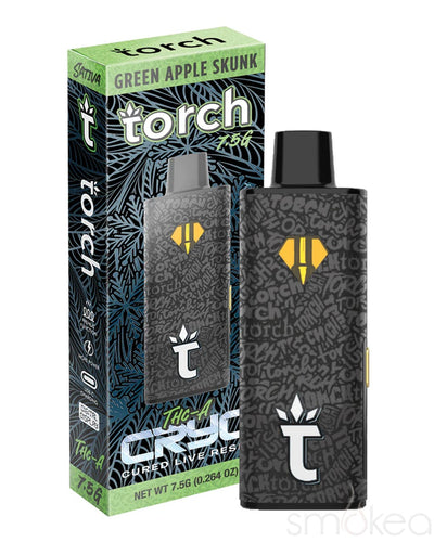Torch 7.5g Cryo THCA Cured Live Resin Vape - Green Apple Skunk