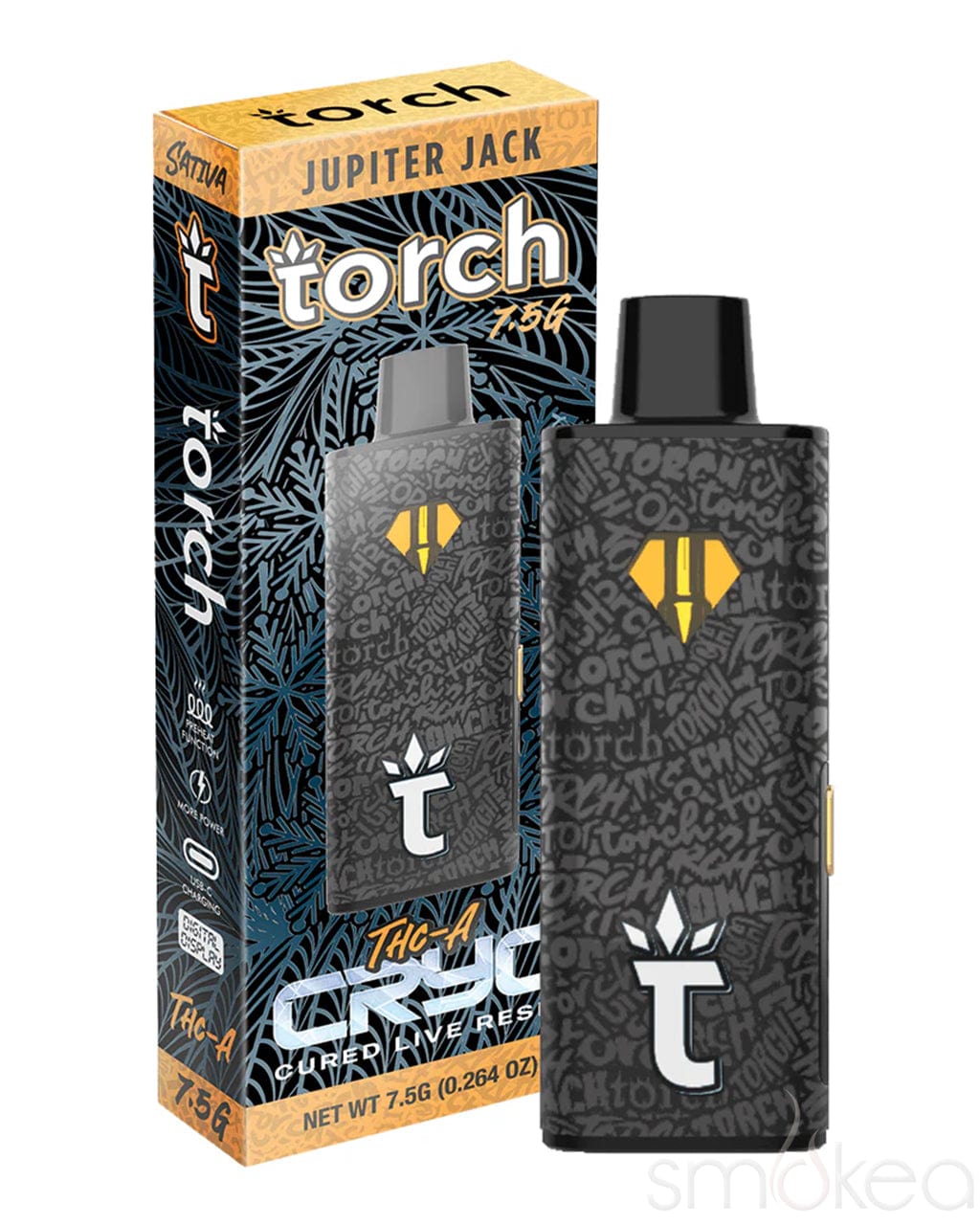 Torch 7.5g Cryo THCA Cured Live Resin Vape - Jupiter Jack