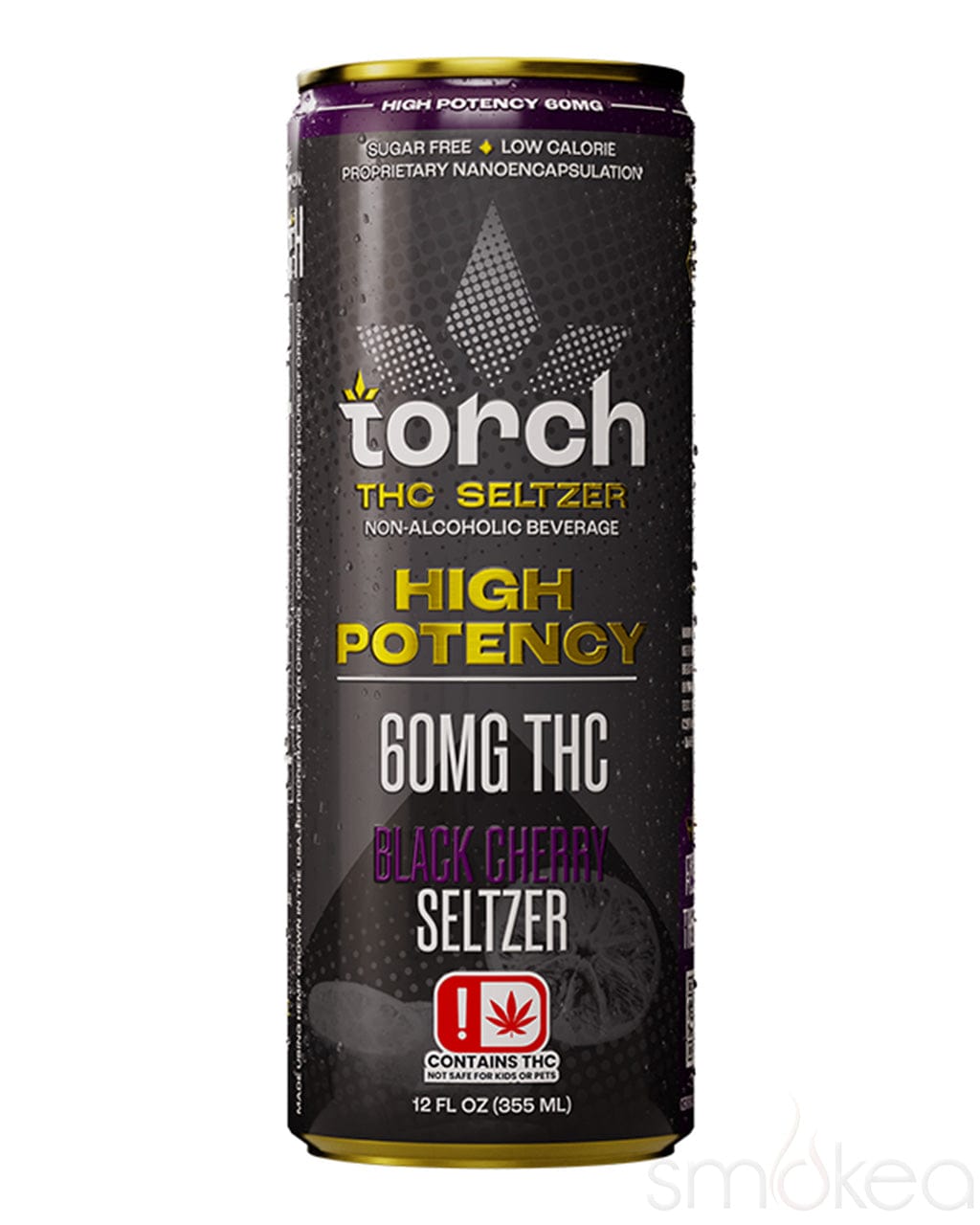 Torch High Potency THC Seltzer - Black Cherry