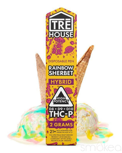 TRĒ House 2g Delta Blend Vape - Rainbow Sherbert