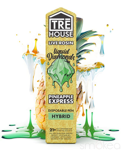 TRĒ House 2g Live Rosin Liquid Diamonds Vape - Pineapple Express