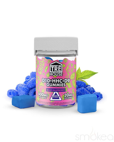 TRĒ House Delta 10 Gummies w/ HHC & Delta 9 - Blue Raspberry