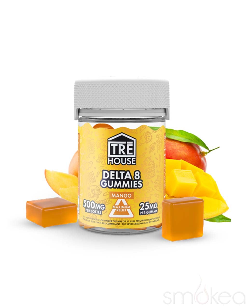 TRĒ House Delta 8 Gummies - Mango