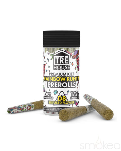 TRĒ House Delta 8 Pre-Rolls - Rainbow Runtz (5-Pack)