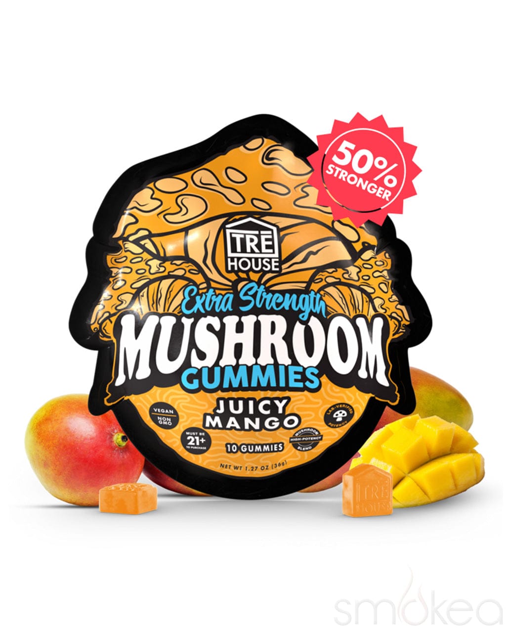 TRĒ House Extra Strength Mushroom Gummies - Juicy Mango