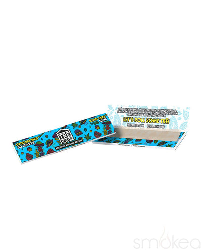 TRĒ House King Size Slim Premium Unbleached Rolling Papers