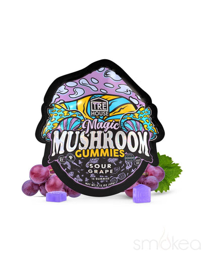TRĒ House Magic Mushroom Gummies - Sour Grape (15-Pack)