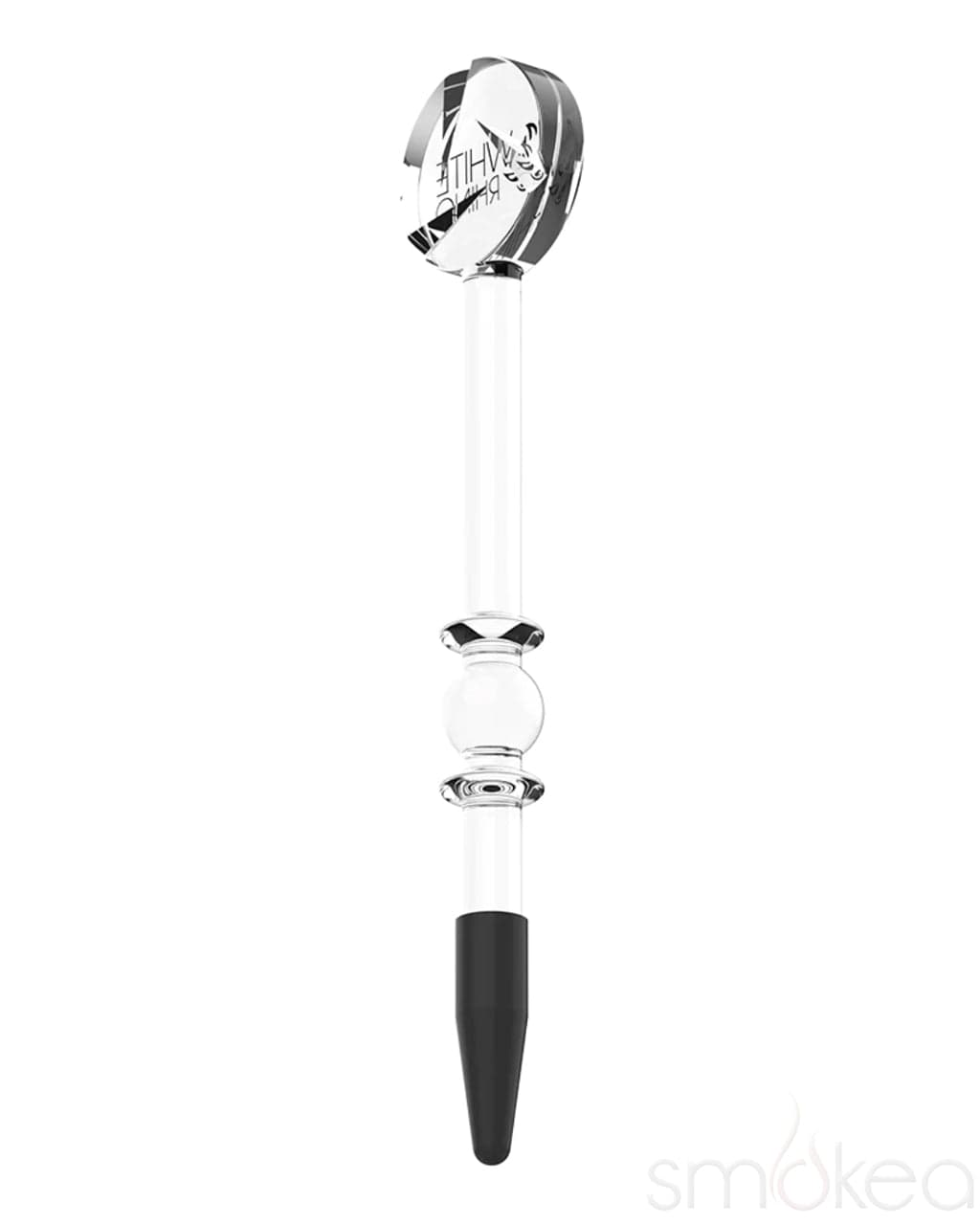 White Rhino Glass Dab Tool w/ Carb Cap
