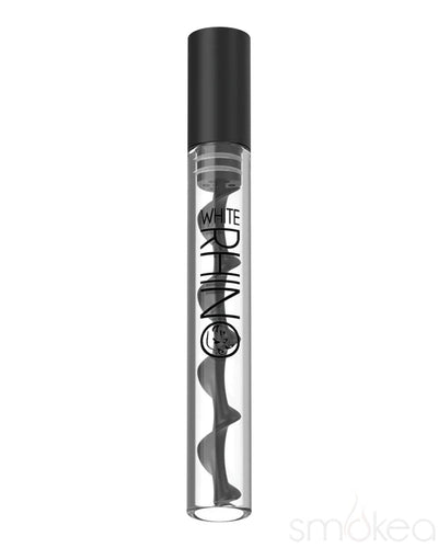 White Rhino Twist Glass Blunt Black