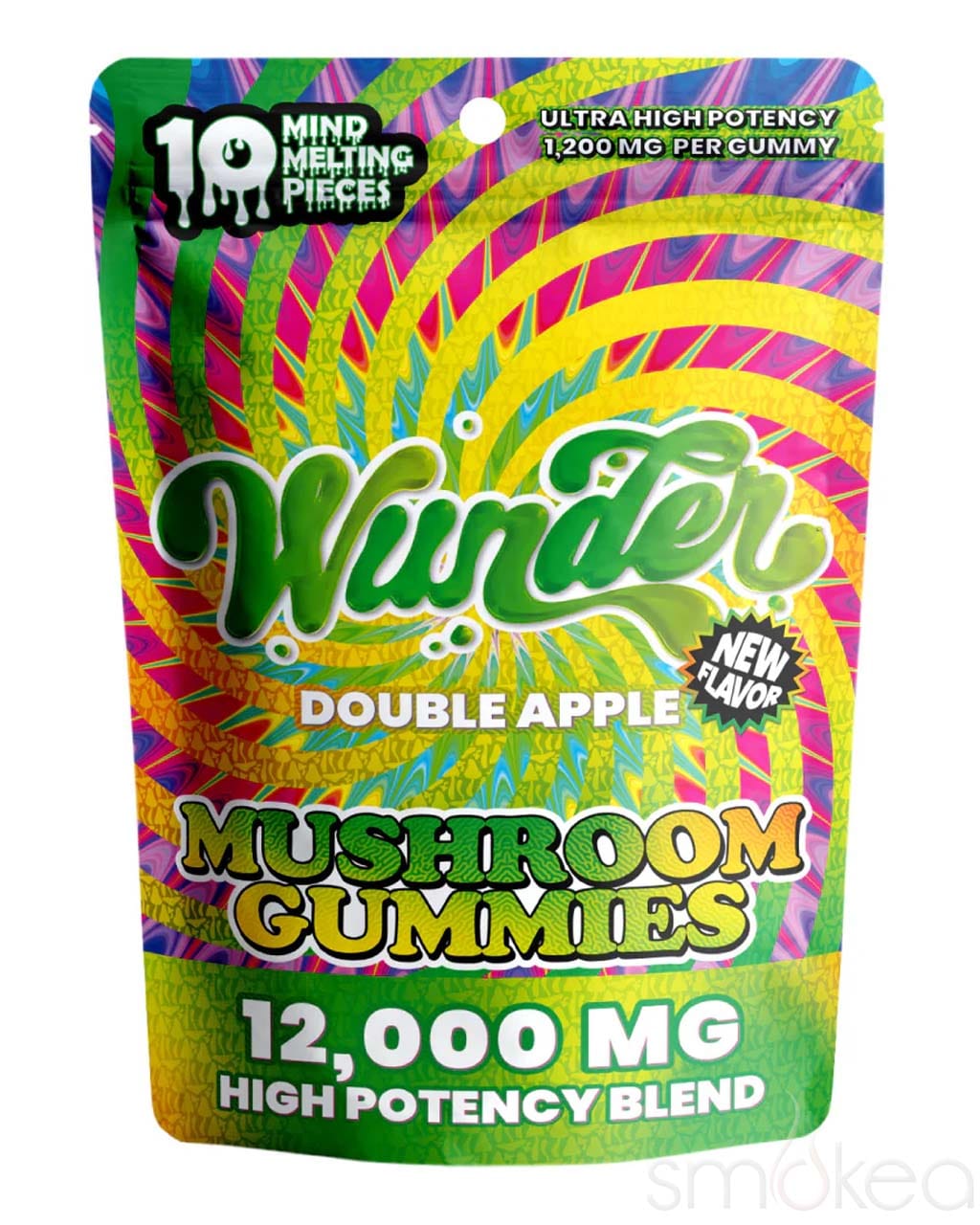 Wunder High Potency Entheogenic Mushroom Gummies - Double Apple
